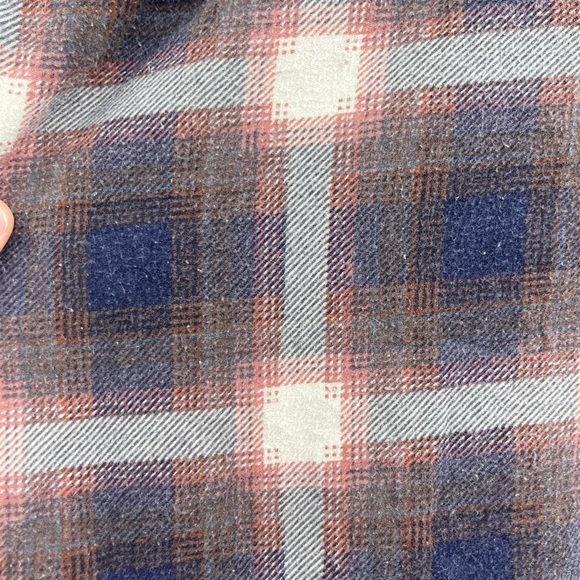 Men’s urban outfitters bdg brown vintage pattern flannel shirt size small - Picture 8 of 11